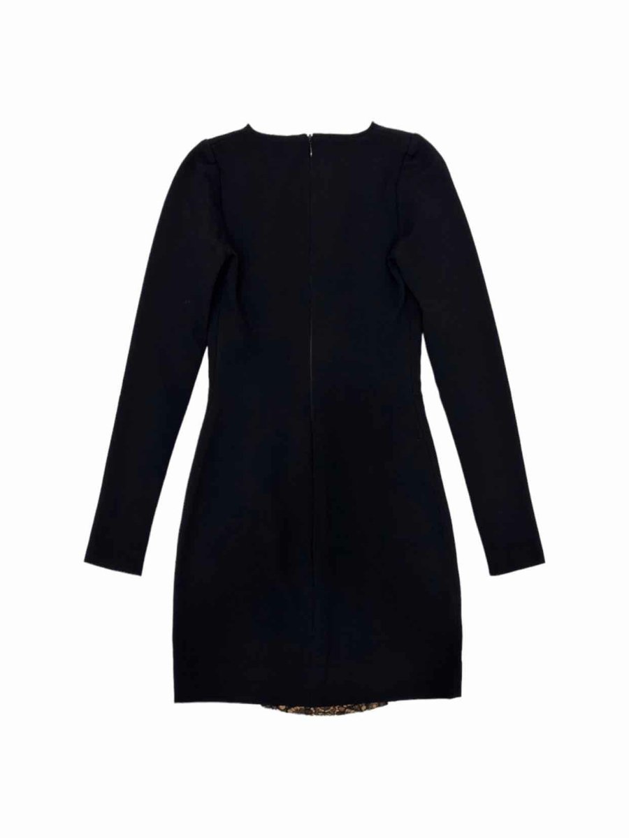 Pre - loved EMILIO PUCCI Bodycon Lace Detail Size US 4 Short Dress at Reems Closet