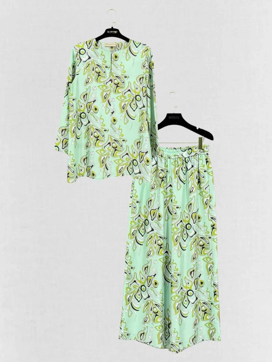 Pre-loved EMILIO PUCCI Green Size US 6/8 Outfit Set at Reems Closet