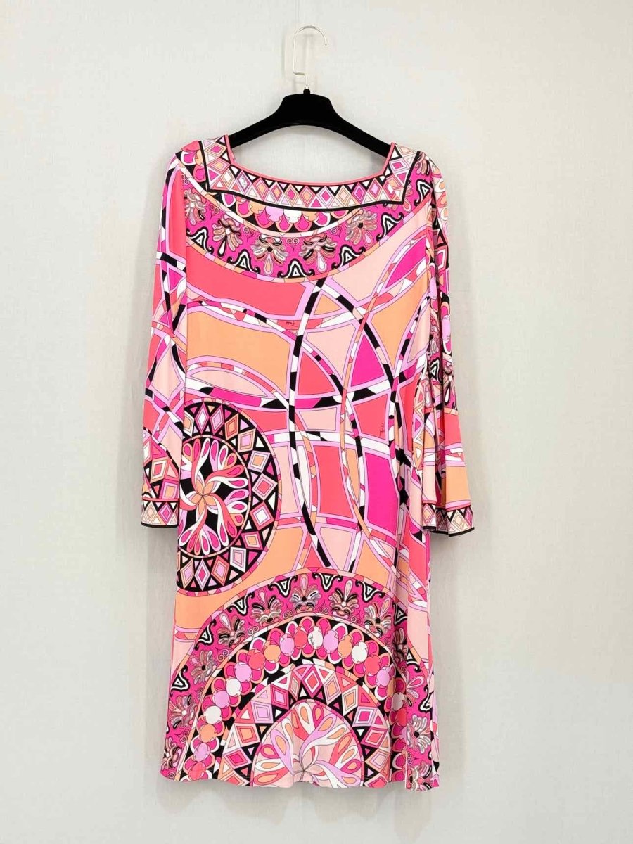 Pre - loved EMILIO PUCCI Size US 10 Knee Length Dress at Reems Closet
