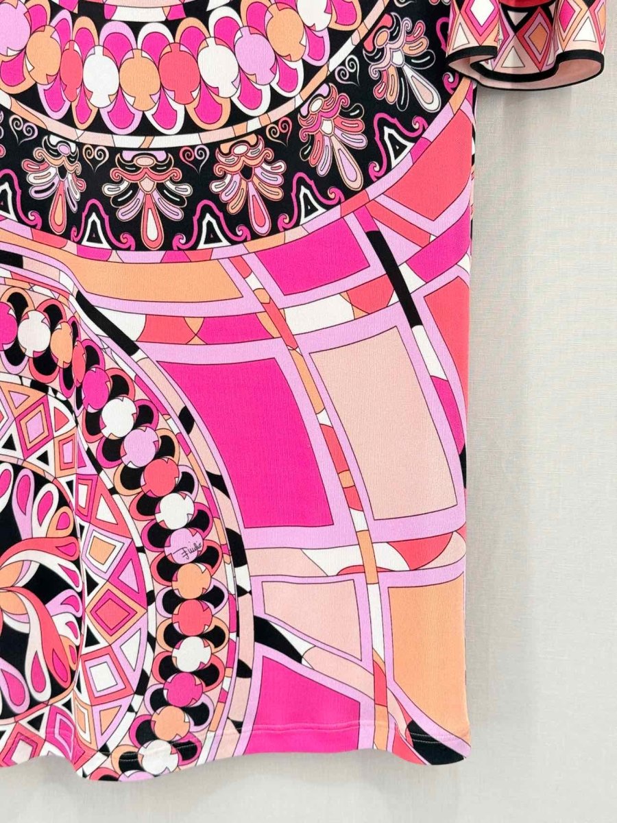 Pre - loved EMILIO PUCCI Size US 10 Knee Length Dress at Reems Closet