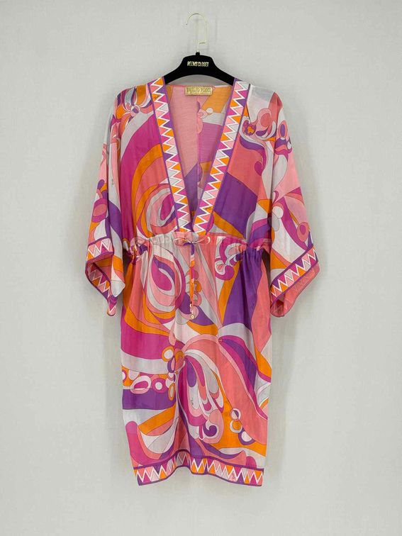 Pre - loved EMILIO PUCCI Size US 10 Knee Length Dress at Reems Closet