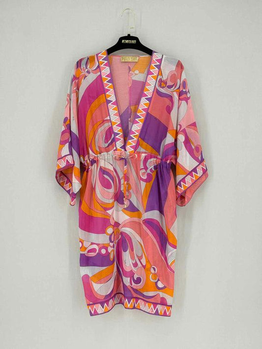 Pre - loved EMILIO PUCCI Size US 10 Knee Length Dress at Reems Closet
