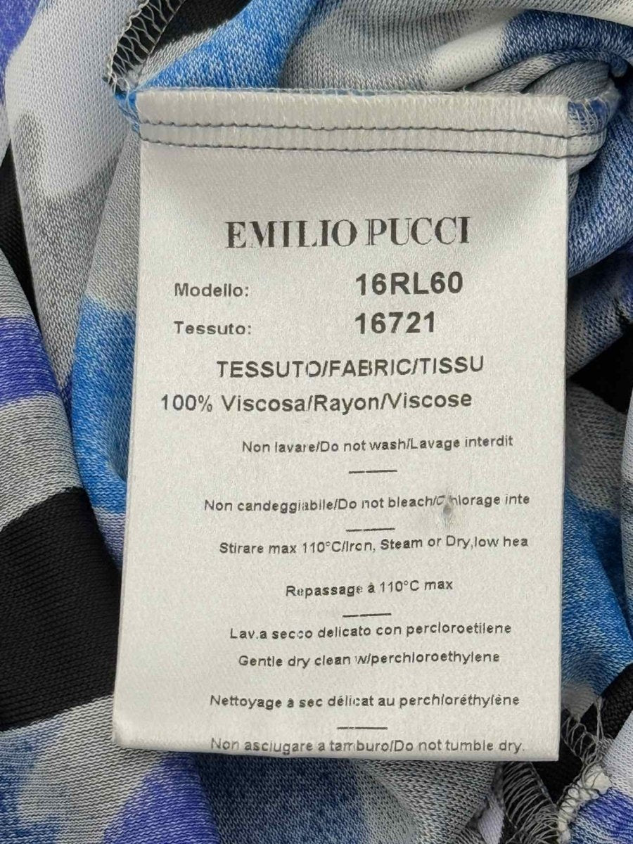 Pre - loved EMILIO PUCCI Size US 10 Knee Length Dress at Reems Closet