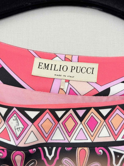 Pre - loved EMILIO PUCCI Size US 10 Knee Length Dress at Reems Closet