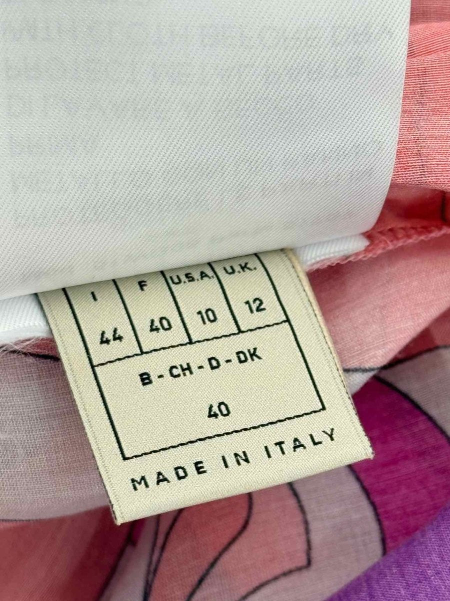 Pre - loved EMILIO PUCCI Size US 10 Knee Length Dress at Reems Closet