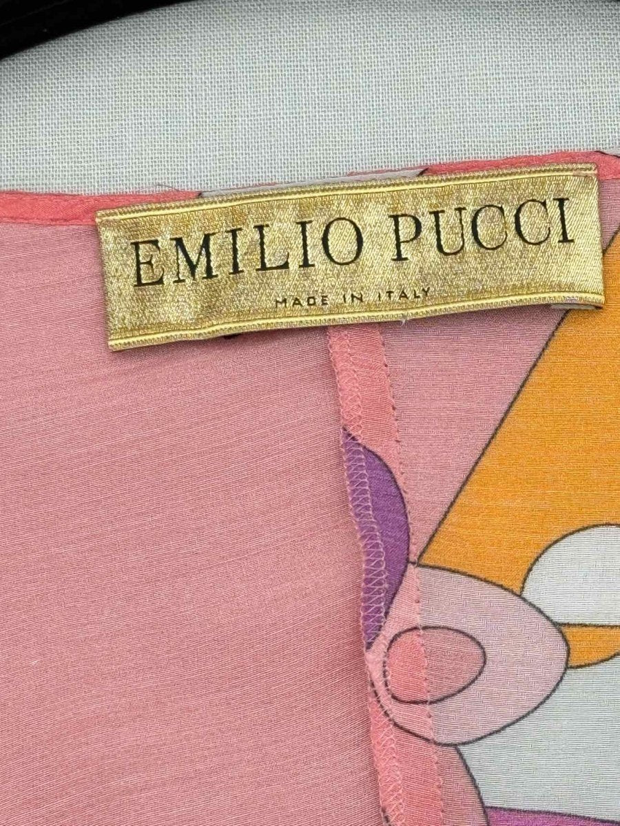 Pre - loved EMILIO PUCCI Size US 10 Knee Length Dress at Reems Closet