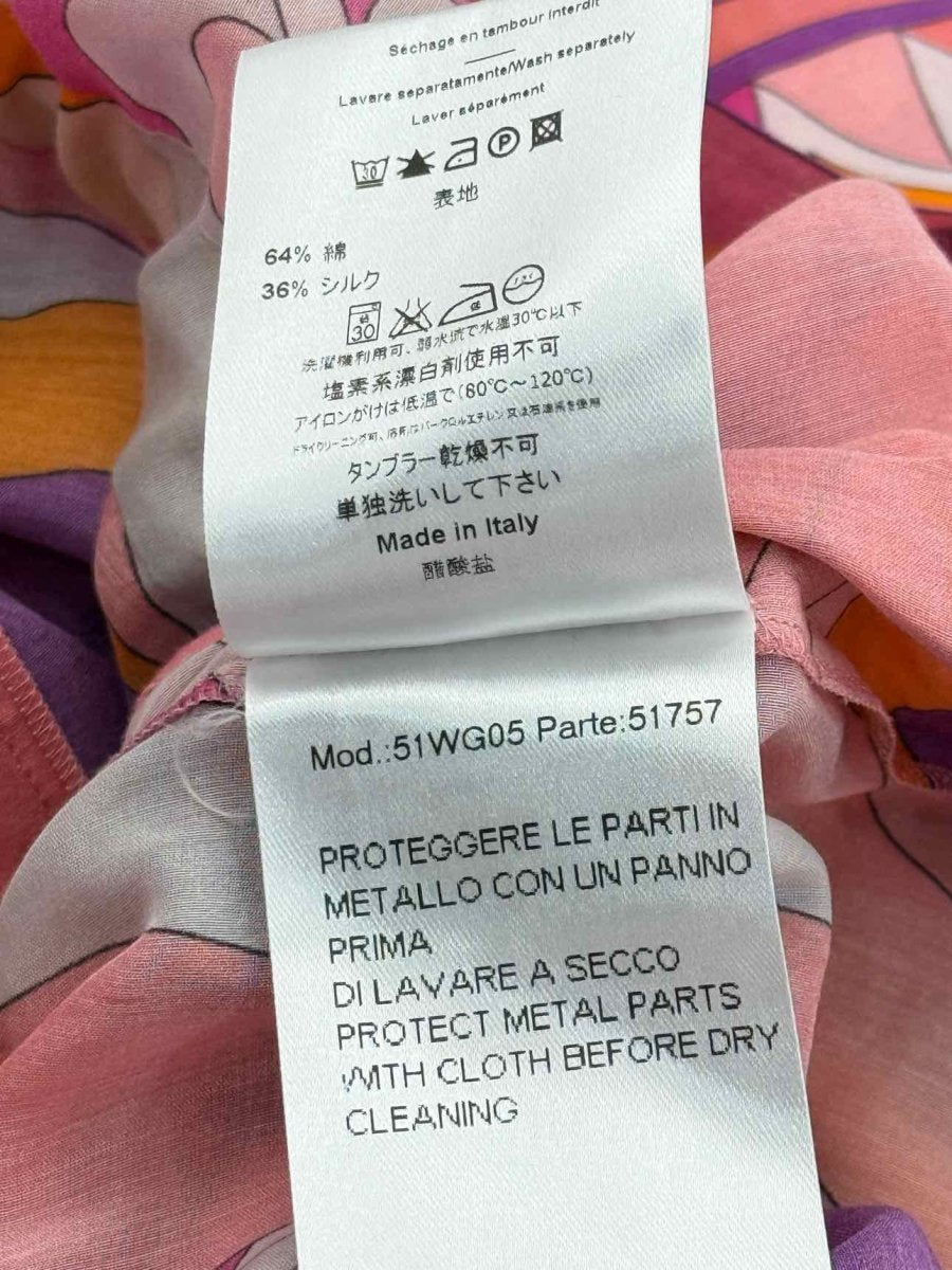 Pre - loved EMILIO PUCCI Size US 10 Knee Length Dress at Reems Closet