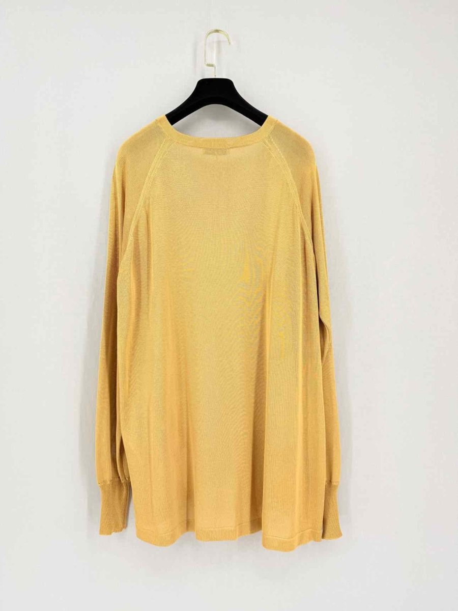 Pre-loved EMILIO PUCCI Yellow Size Medium Cardigan at Reems Closet