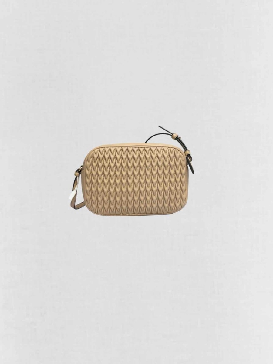 Pre - loved EMPORIO ARMANI Beige Crossbody at Reems Closet