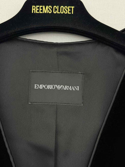 Pre - loved EMPORIO ARMANI Black Size US 6 Jacket at Reems Closet