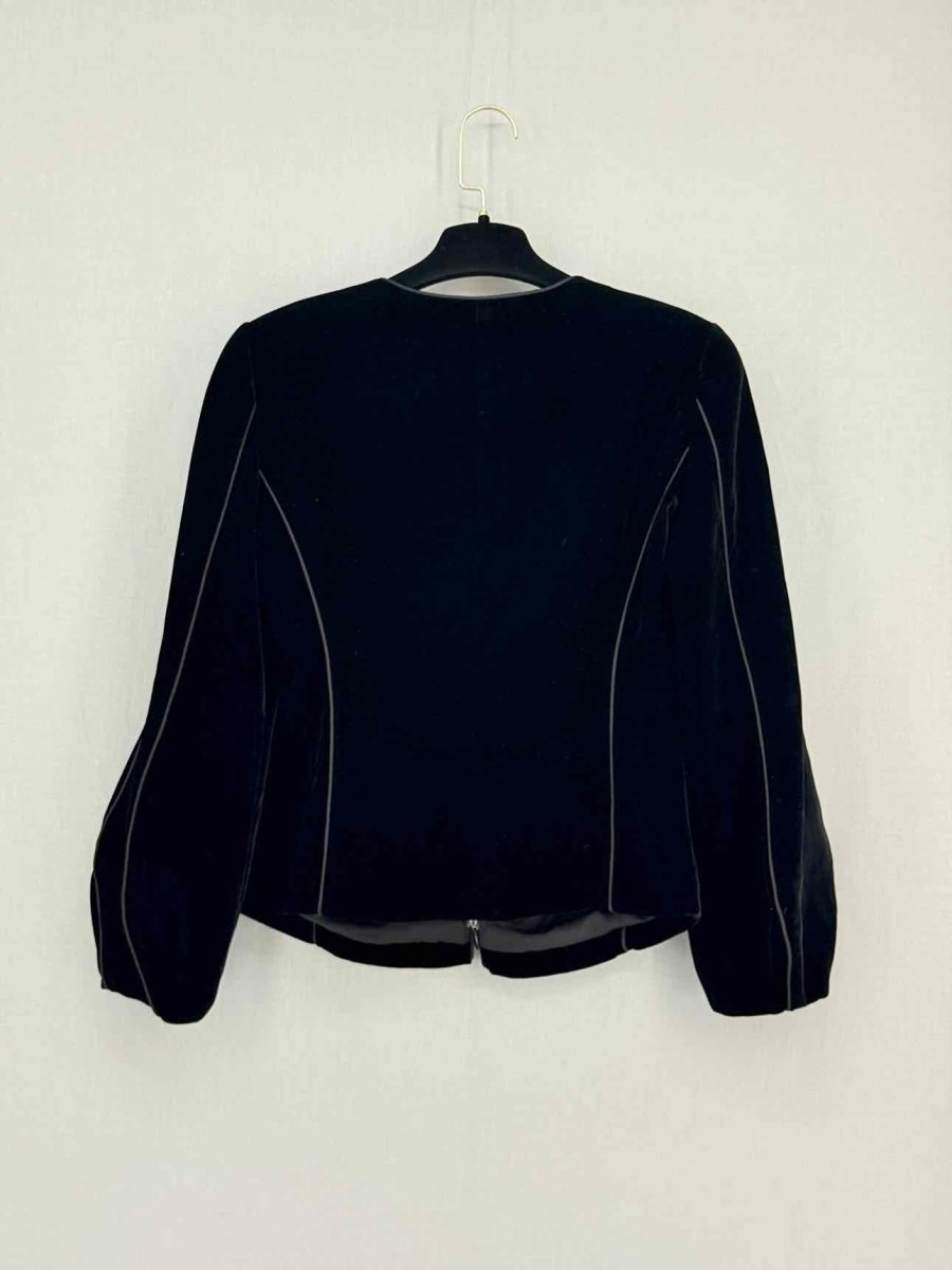 Pre - loved EMPORIO ARMANI Black Size US 6 Jacket at Reems Closet