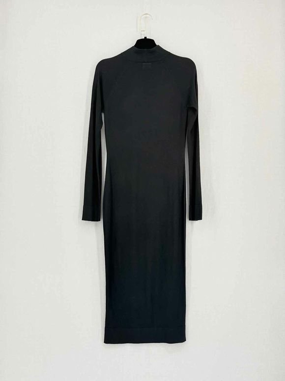 Pre-loved EMPORIO ARMANI Black Size US 6 Knee Length Dress at Reems Closet