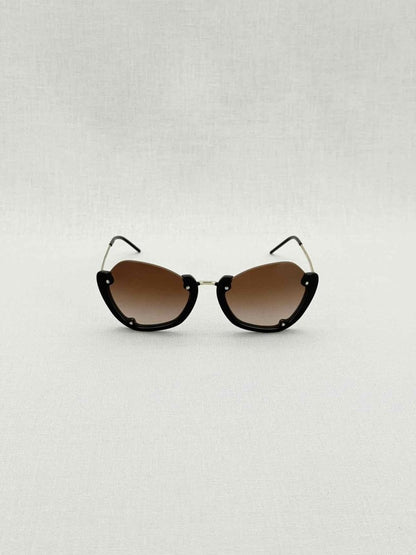 Pre - loved EMPORIO ARMANI Brown Sunglasses at Reems Closet