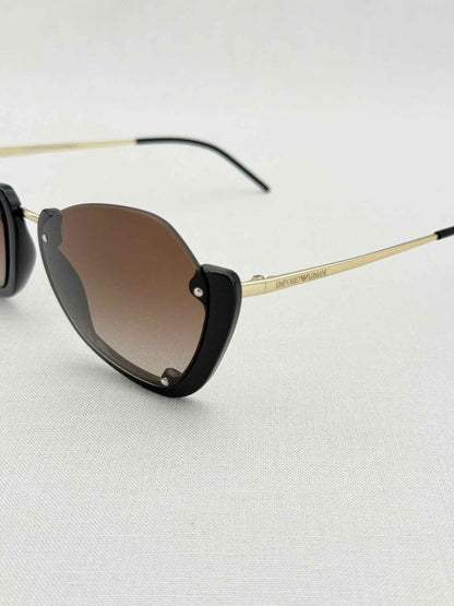 Pre - loved EMPORIO ARMANI Brown Sunglasses at Reems Closet