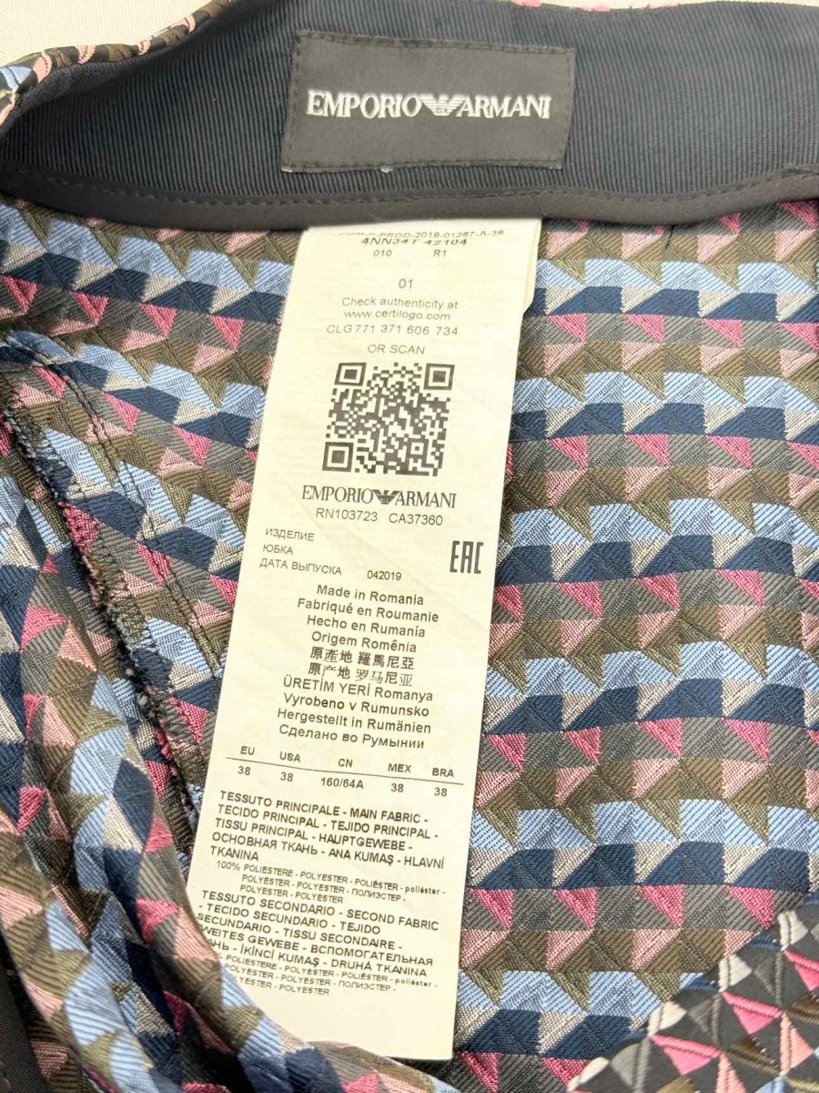 Pre-loved EMPORIO ARMANI Size US 2 Outfit Set at Reems Closet