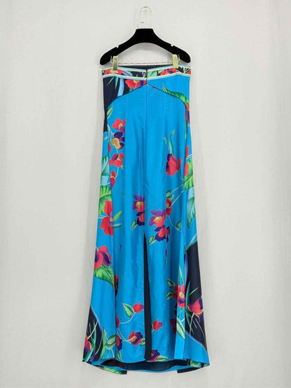 Pre - loved EMPORIO ARMANI Tube Floral Print Size US 4 Long Dress at Reems Closet