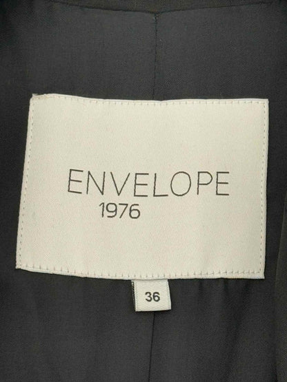 Pre - loved ENVELOPE 1976 Black Size US 4 Trench Coat at Reems Closet