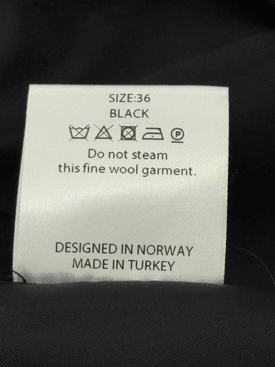 Pre - loved ENVELOPE 1976 Black Size US 4 Trench Coat at Reems Closet