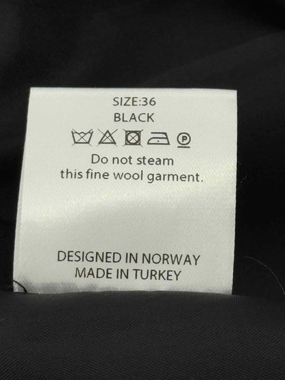 Pre - loved ENVELOPE 1976 Black Size US 4 Trench Coat at Reems Closet