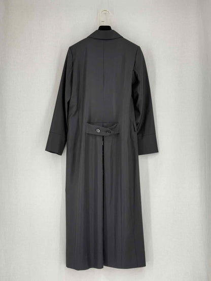 Pre - loved ENVELOPE 1976 Black Size US 4 Trench Coat at Reems Closet