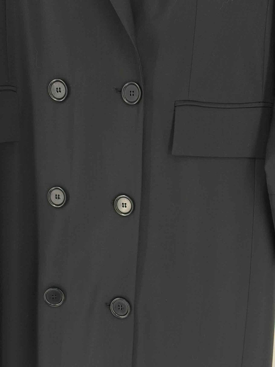 Pre - loved ENVELOPE 1976 Black Size US 4 Trench Coat at Reems Closet