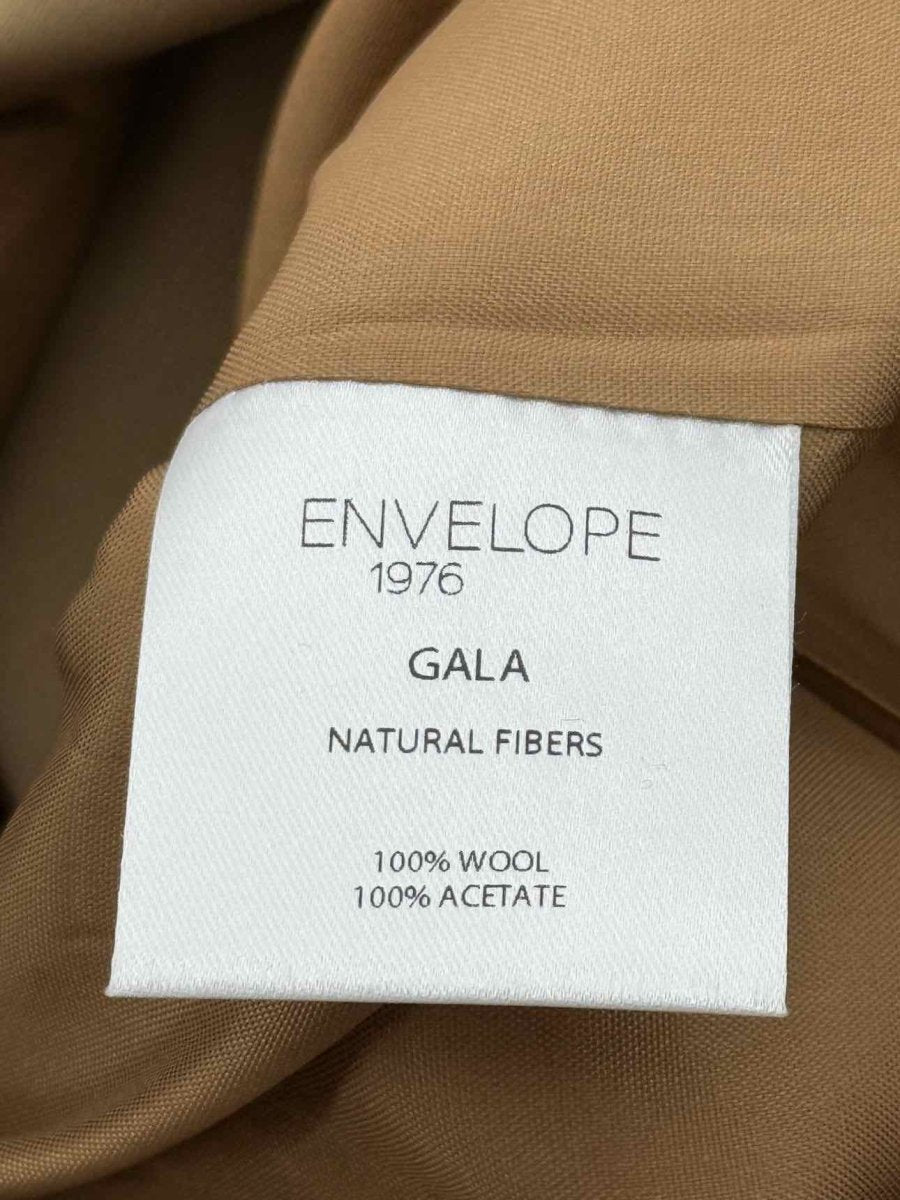 Pre - loved ENVELOPE Mocha Size US 2 Trench Coat at Reems Closet