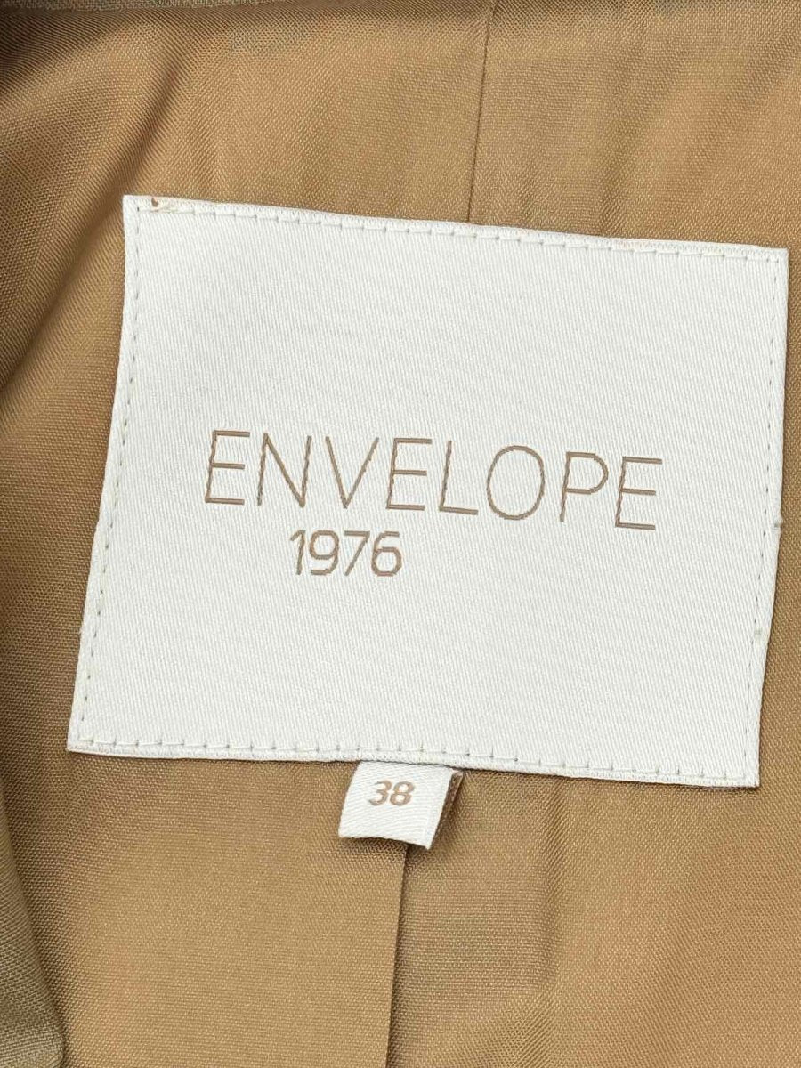 Pre - loved ENVELOPE Mocha Size US 2 Trench Coat at Reems Closet