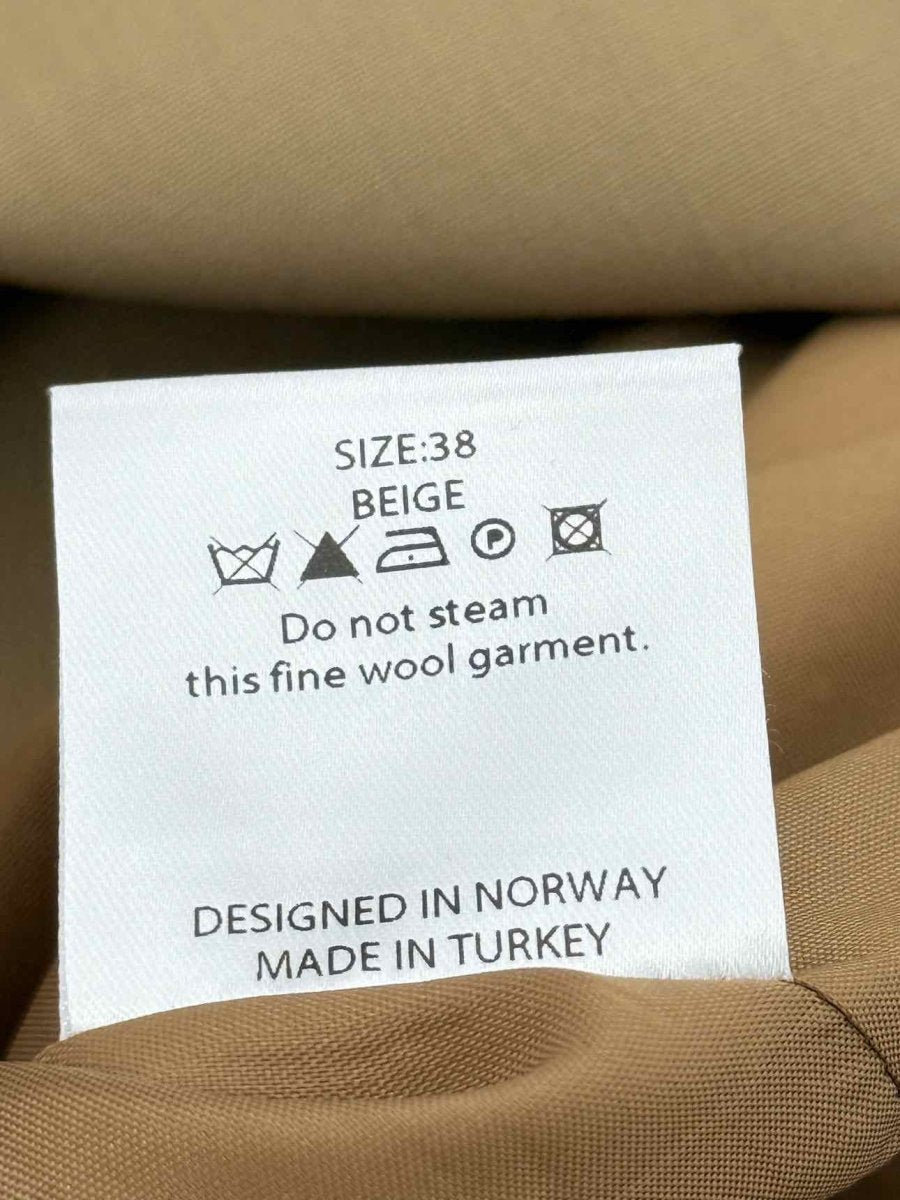 Pre - loved ENVELOPE Mocha Size US 2 Trench Coat at Reems Closet