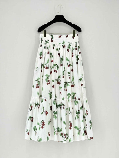 Pre - loved EPHERMERA White Multicolor Size US 6 Midi Skirt at Reems Closet