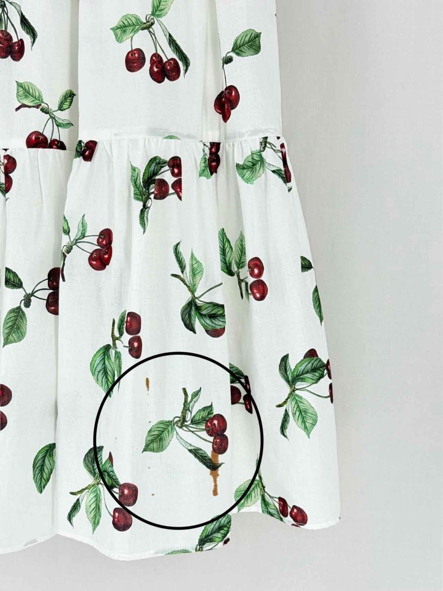 Pre - loved EPHERMERA White Multicolor Size US 6 Midi Skirt at Reems Closet