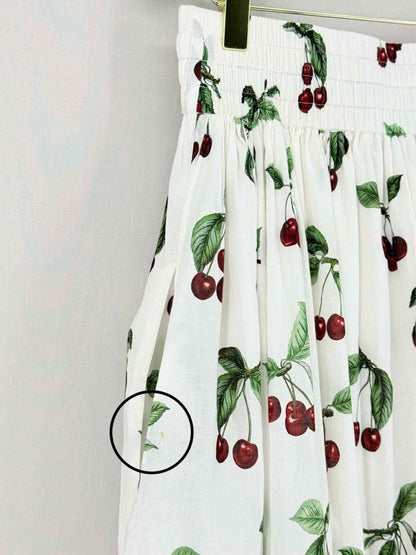 Pre - loved EPHERMERA White Multicolor Size US 6 Midi Skirt at Reems Closet