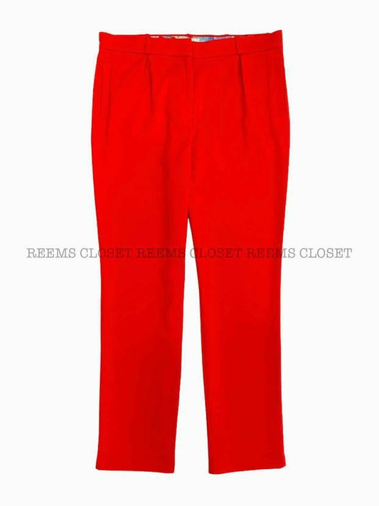 Pre - loved ERDEM Tailored Red Size US 8 Pants at Reems Closet