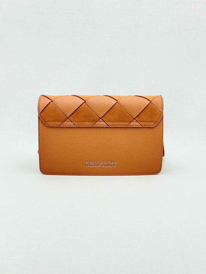 Pre - loved ERMANNO SCERVINO Brown Crossbody at Reems Closet