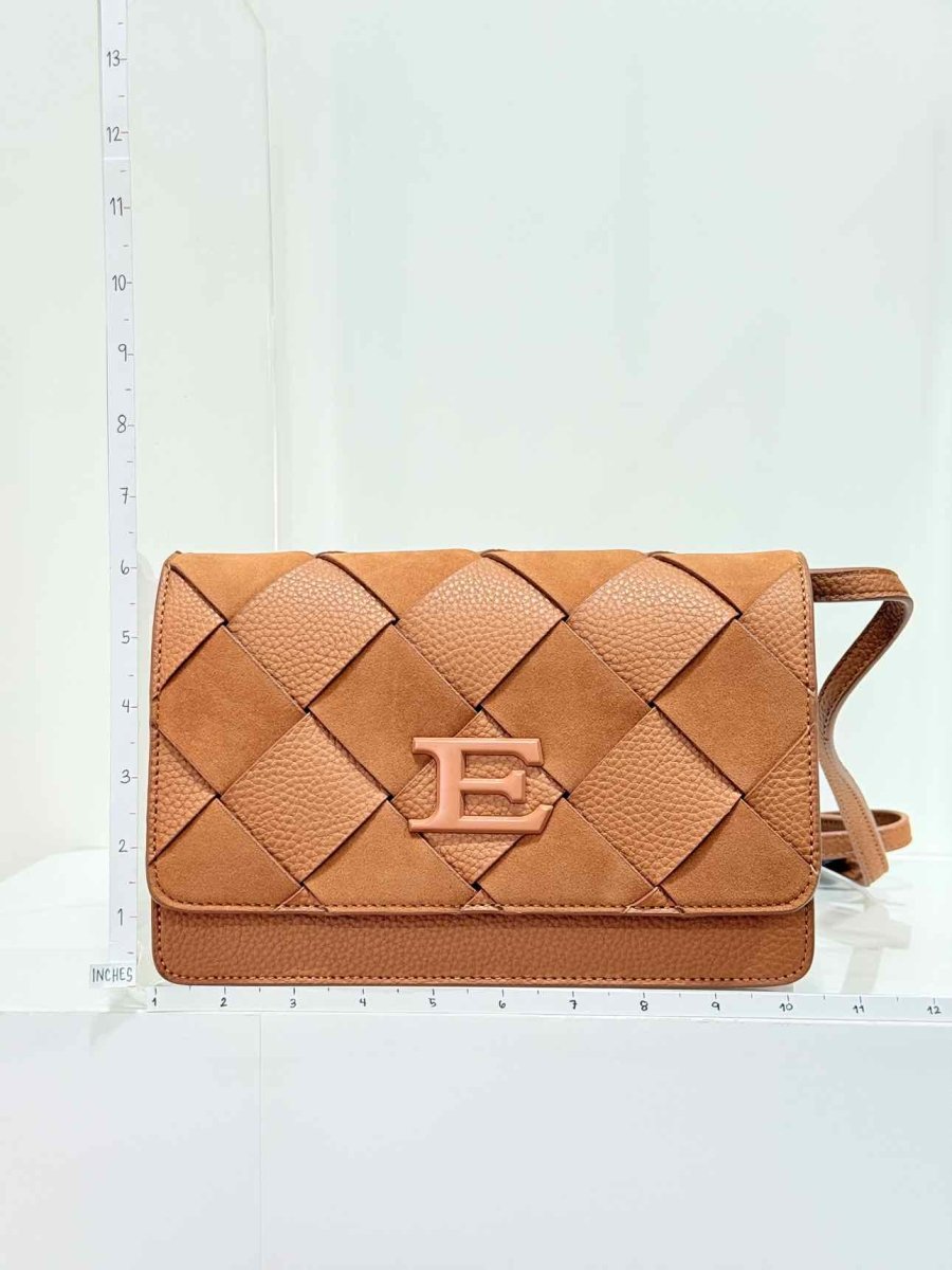 Pre - loved ERMANNO SCERVINO Brown Crossbody at Reems Closet