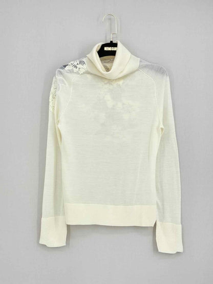 Pre - loved ERMANNO SCERVINO Cream Size Medium Sweater at Reems Closet