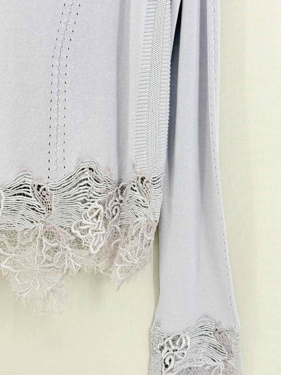 Pre - loved ERMANNO SCERVINO Lilac Size Medium Twinset at Reems Closet