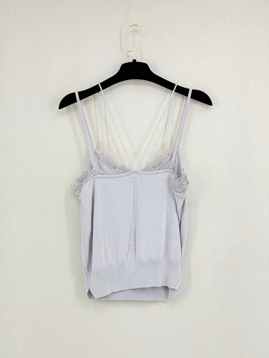 Pre - loved ERMANNO SCERVINO Lilac Size Medium Twinset at Reems Closet