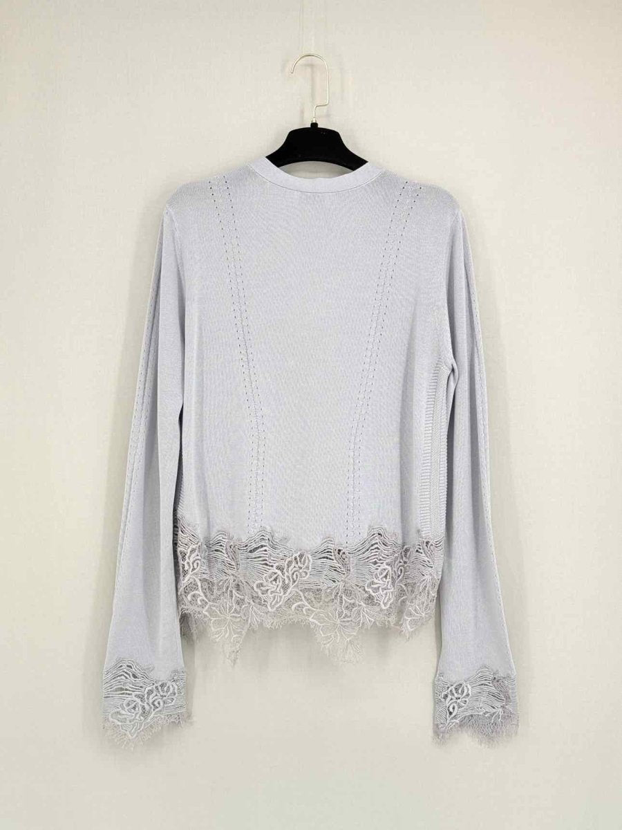 Pre - loved ERMANNO SCERVINO Lilac Size Medium Twinset at Reems Closet