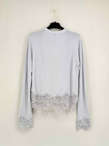 Pre - loved ERMANNO SCERVINO Lilac Size Medium Twinset at Reems Closet