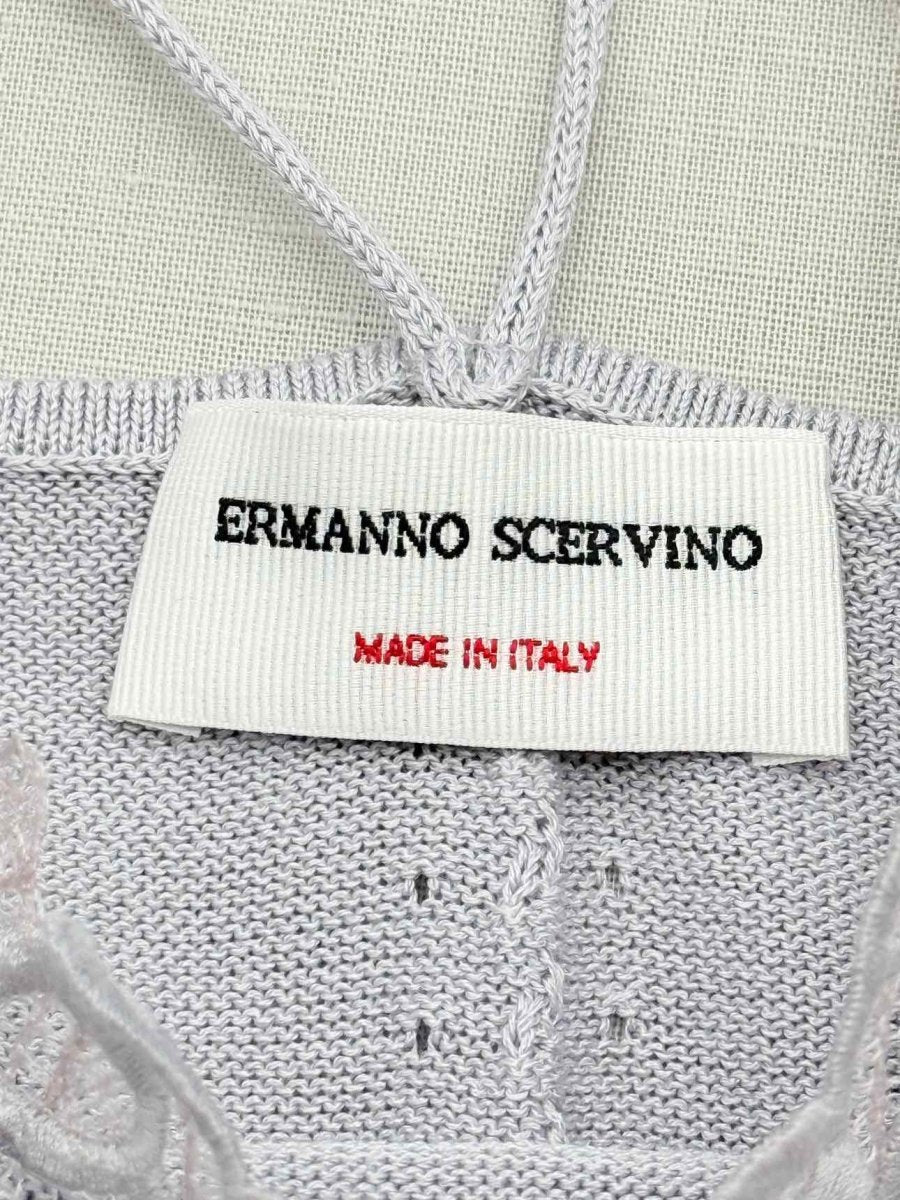 Pre - loved ERMANNO SCERVINO Lilac Size Medium Twinset at Reems Closet