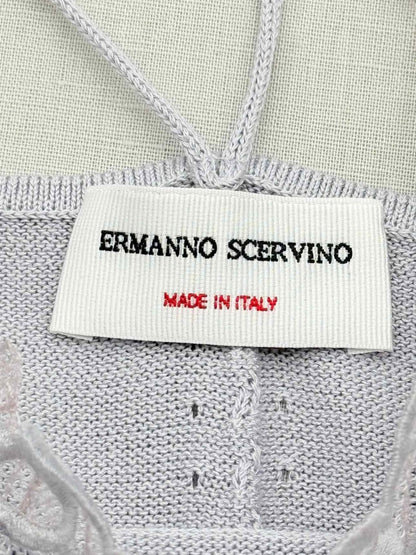 Pre - loved ERMANNO SCERVINO Lilac Size Medium Twinset at Reems Closet