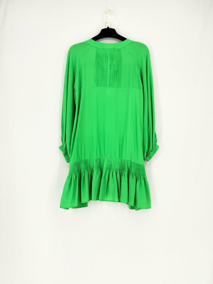 ermanno scervino green dress Ermanno Scervino Jacquard Maxi Dress