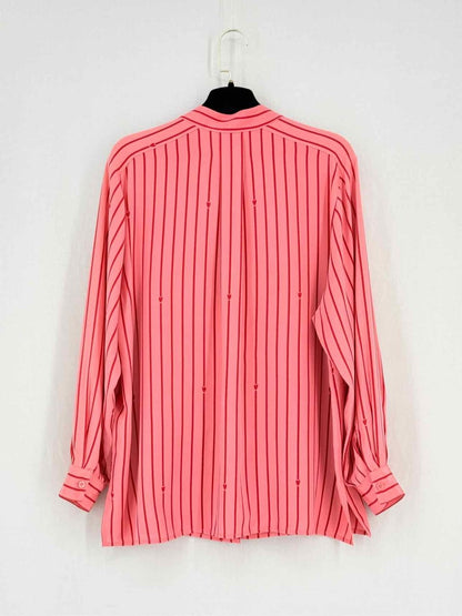 Pre - loved ESCADA Nelissa Pink w/ Red Size US 10 Shirt at Reems Closet