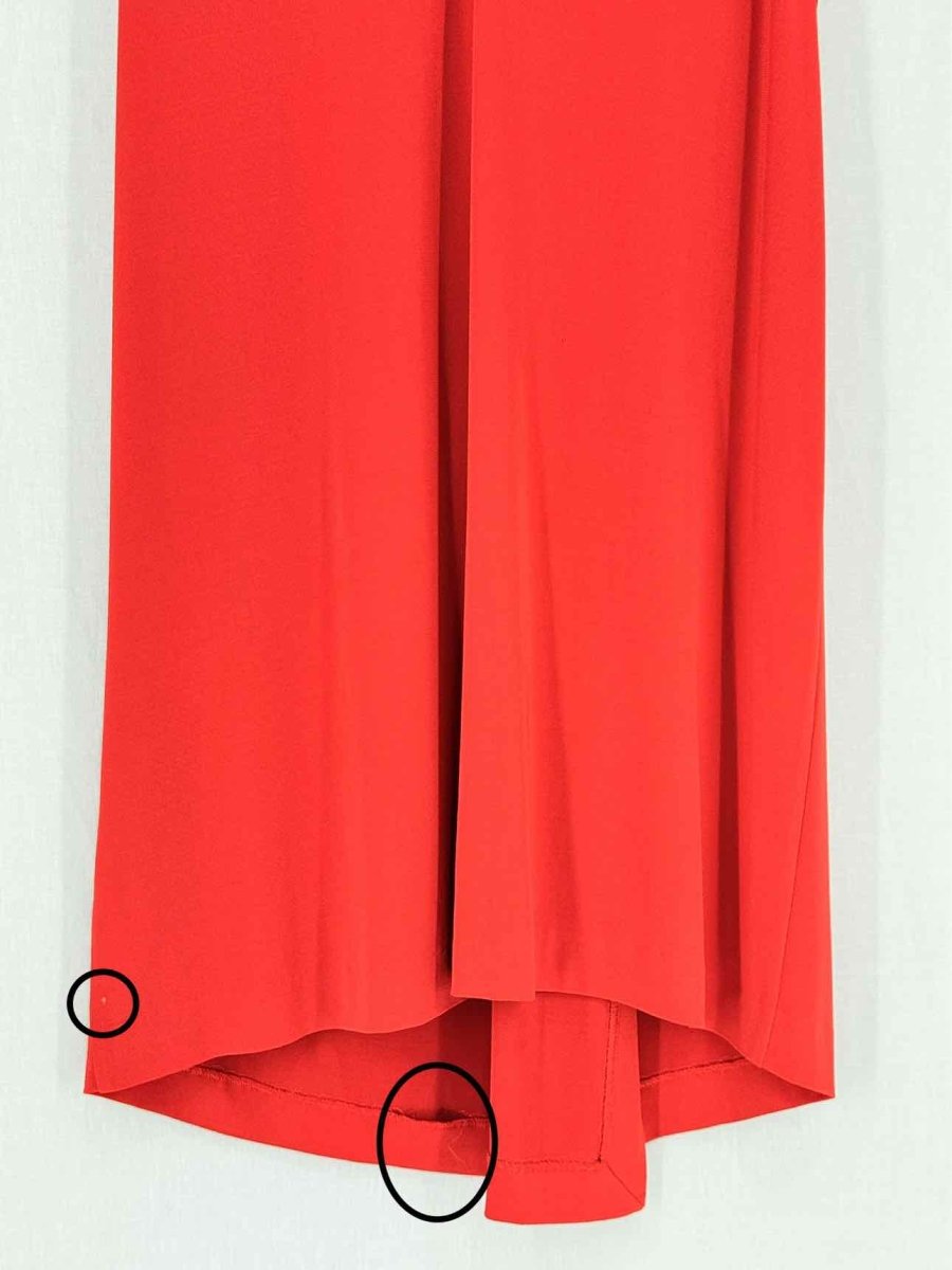 Pre - loved ESCADA Orange Size US 6 Knee Length Dress at Reems Closet
