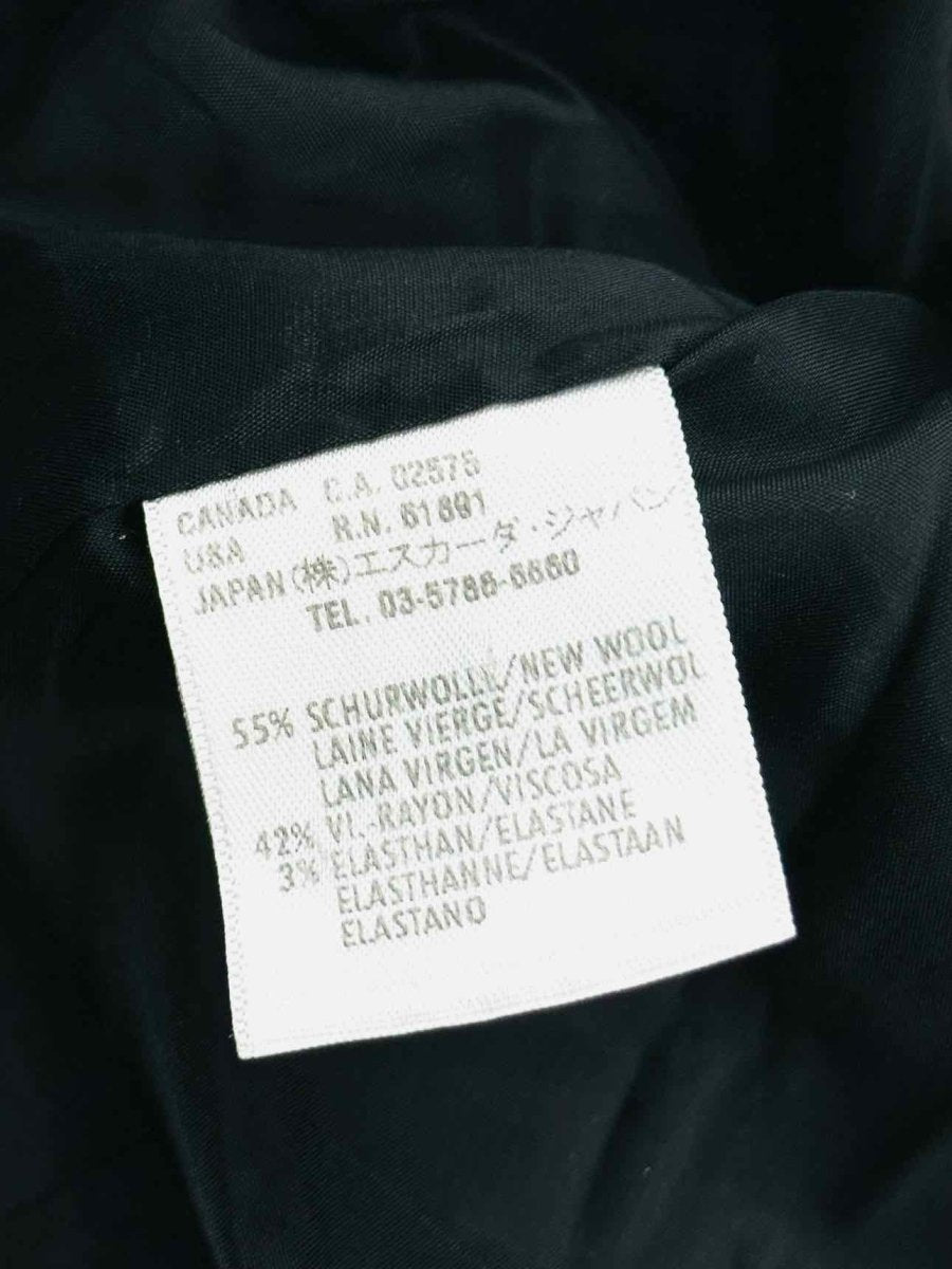 Pre - loved ESCADA Single Breasted Grey Size US 8 Jacket at Reems Closet