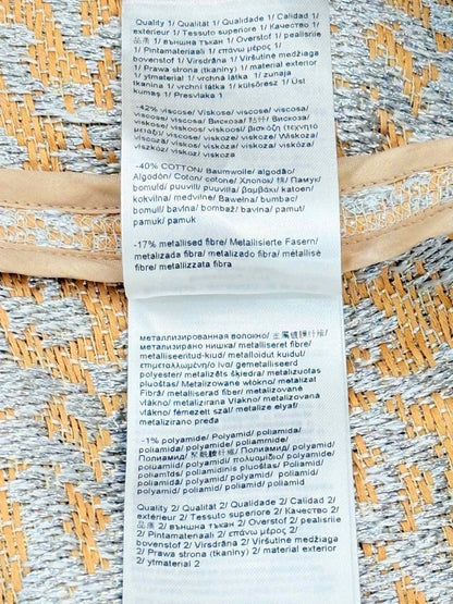 Pre - loved ESCADA Sport Beige & Silver Size US 6 Jacket at Reems Closet