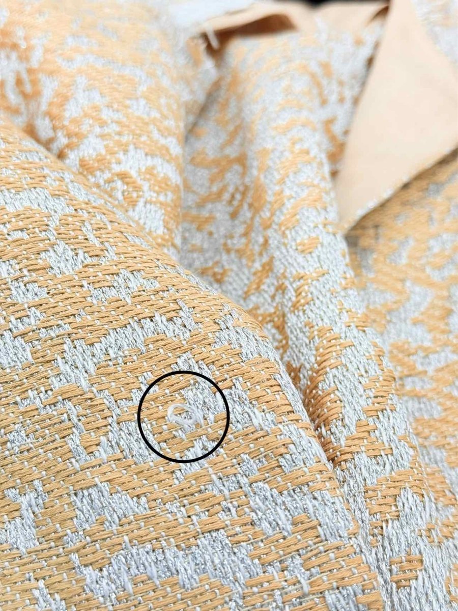 Pre - loved ESCADA Sport Beige & Silver Size US 6 Jacket at Reems Closet