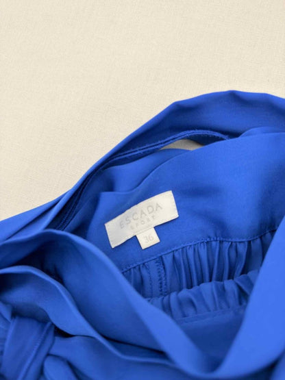 Pre-loved ESCADA SPORT Royal Blue Size US 4 Long Skirt at Reems Closet