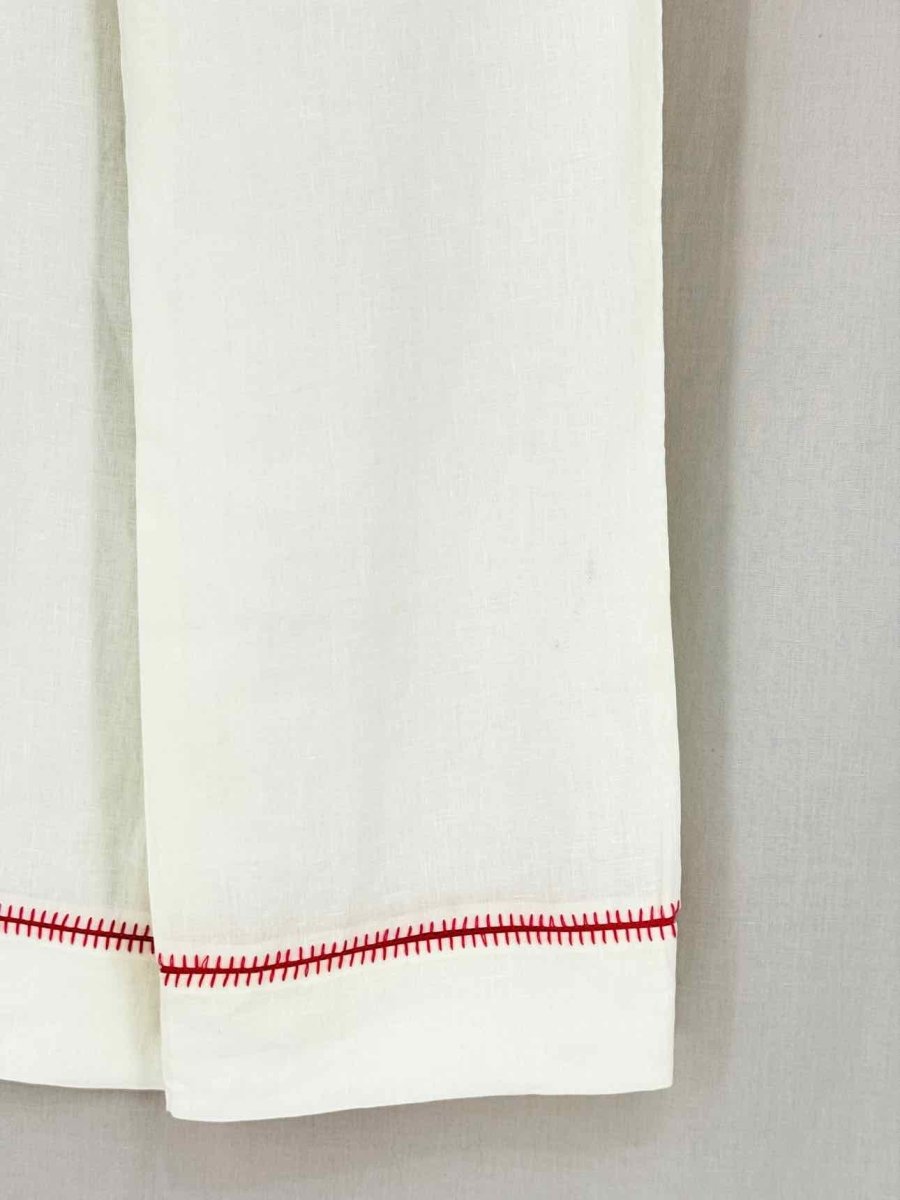Pre - loved ESCADA White Size 24 Pants at Reems Closet