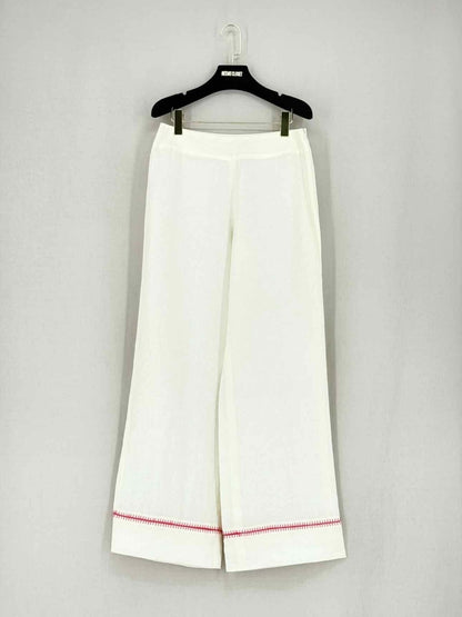 Pre - loved ESCADA White Size 24 Pants at Reems Closet
